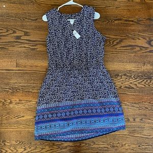 Sleeveless drawstring dress size L. NWT